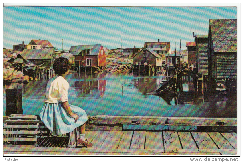 Peggy's Cove In 1967 - Nova Scotia Canada - Village Child - Pub. By Lewis & Nugent, Halifax N.S. - 2 Scans - Other & Unclassified