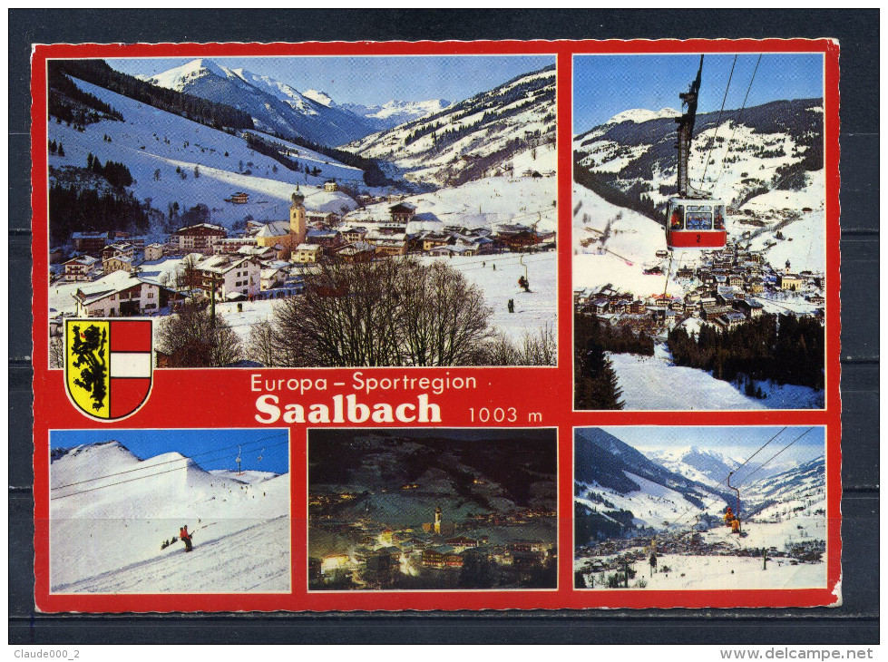 SAALBACH . Multivues . Voir Recto - Verso    (R783) - Saalbach