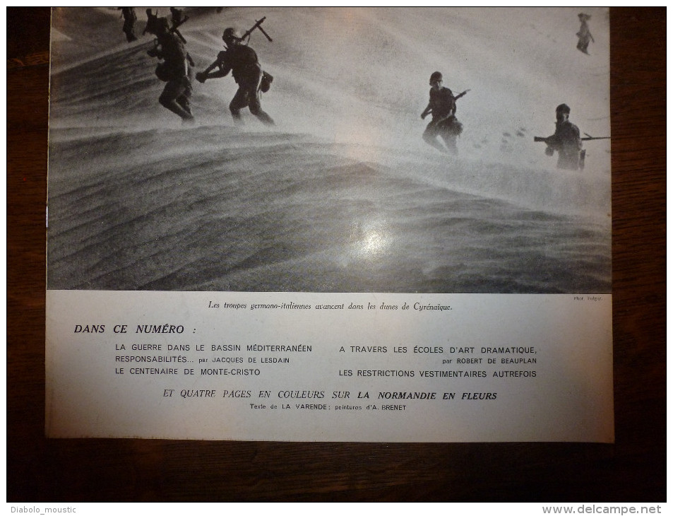 1941 : Anniversaire PETAIN; La Normandie En Couleurs; Château D' IF De Monte-Cristo ; Les Restrictions Vestimentaires - L'Illustration