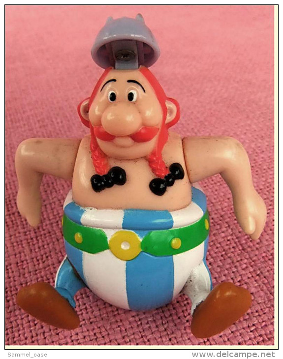 Figur Von Goscinny-Underzo 1994  -  Obelix  -  Rollbar - Arme Beweglich - Sonstige & Ohne Zuordnung