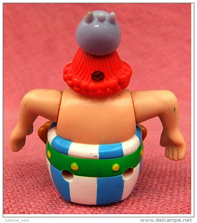 Figur Von Goscinny-Underzo 1994  -  Obelix  -  Rollbar - Arme Beweglich - Sonstige & Ohne Zuordnung