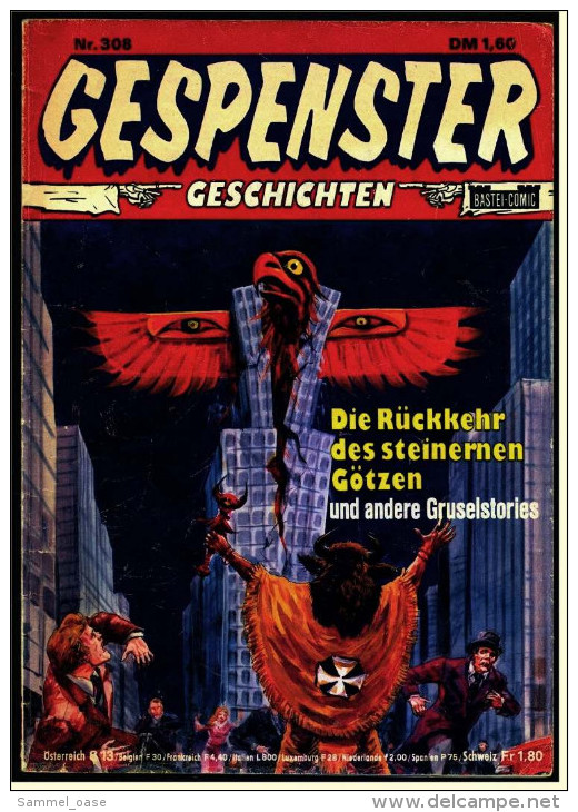 5 X Comic  -  Gespenster Geschichten  -  Nr. 116 , 119 , 120 , 308 , 413 Von Ca. 1980 - Autres & Non Classés