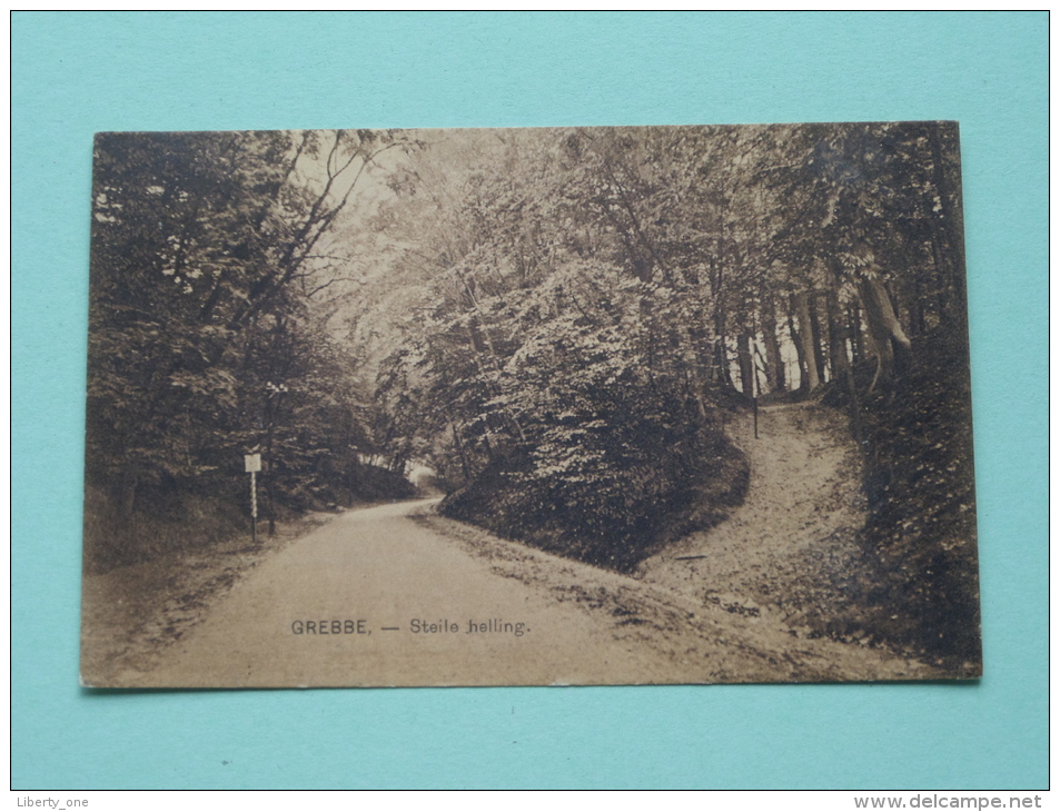 GREBBE Steile Helling ( Uitg. Nauta Velsen ) Anno 1925 ( Zie Foto Voor Details ) !! - Rhenen