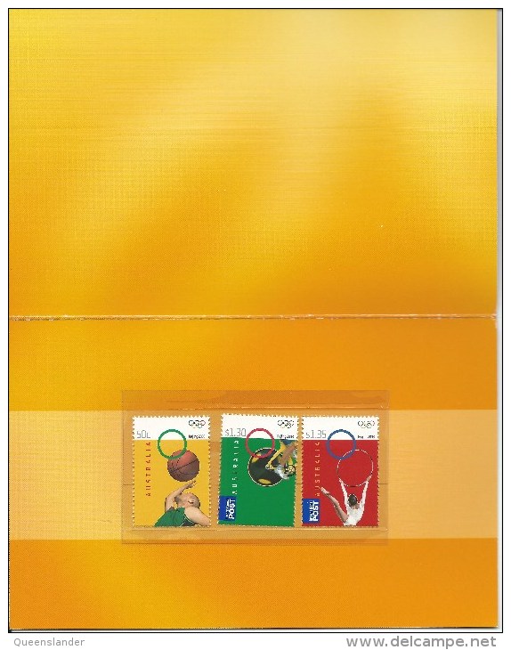 2008 Olympics Beijing Set Of 3  As Issued From GPO All In Presentation Pack Complete Mint Unhinged - Presentation Packs