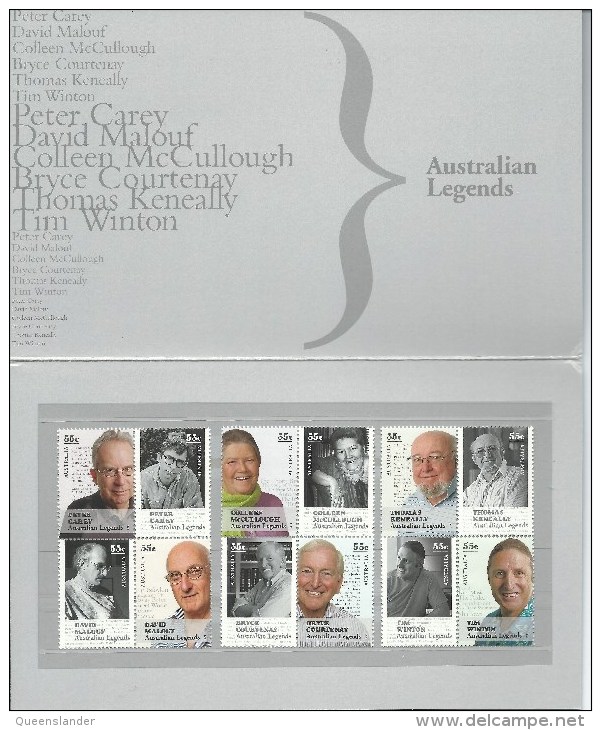 2010 Australian Legends Set 12 As Issued From GPO All In Presentation Pack Complete Mint Unhinged - Presentation Packs