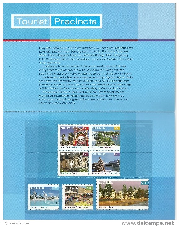 2008 Tourist Precincts Set Of 7  Stamps As Issued From GPO All In Presentation Pack Complete Mint Unhinged - Presentation Packs