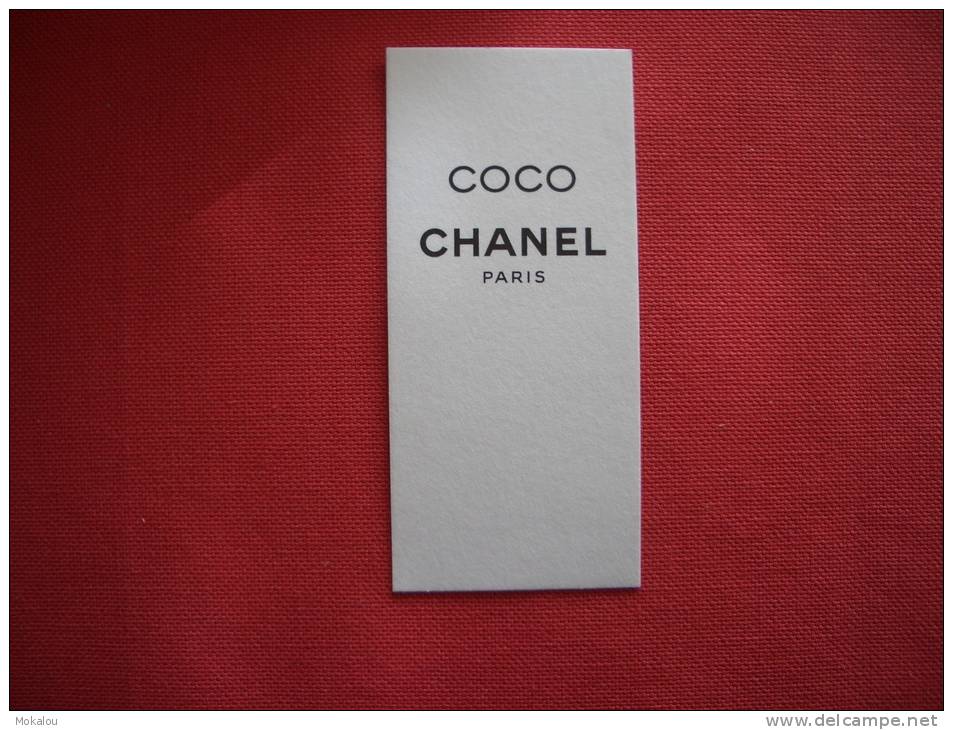 Carte Chanel Coco* - Profumeria Moderna (a Partire Dal 1961)