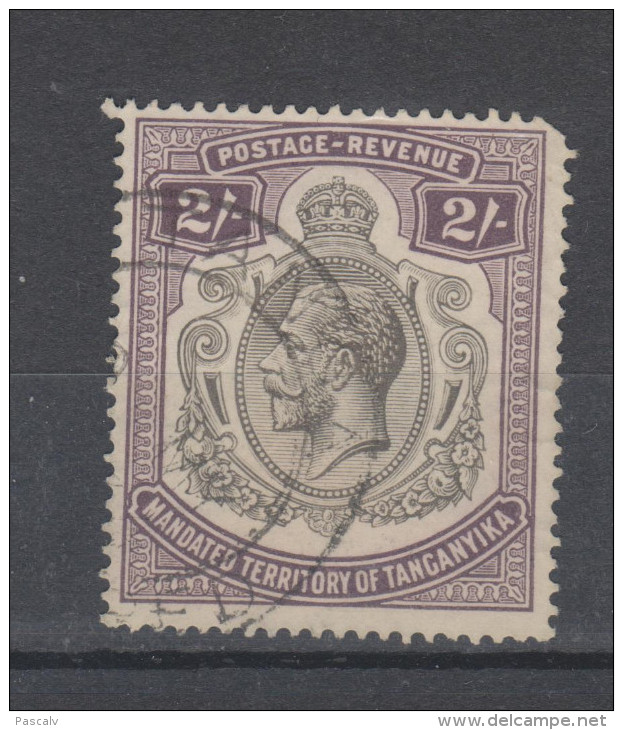 Yvert 35 Oblitéré Coin Rond - Tanganyika (...-1932)
