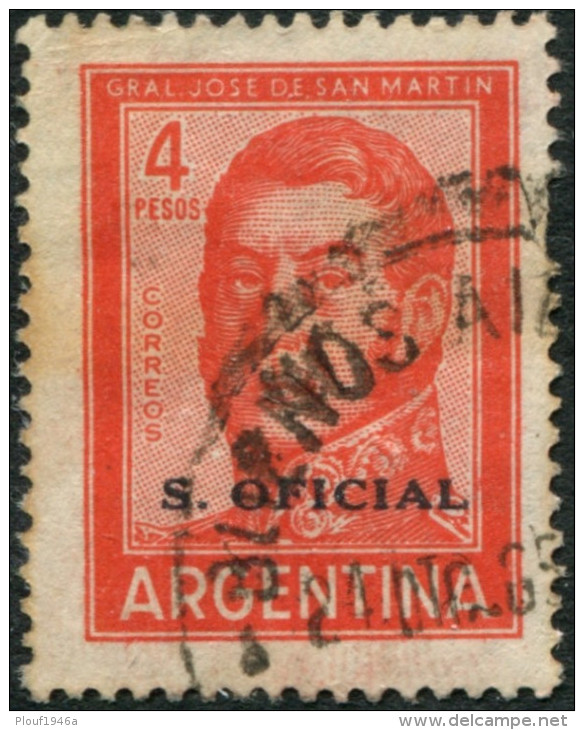 Pays :  43,1 (Argentine)      Yvert Et Tellier N° : S  406 (o) - Service