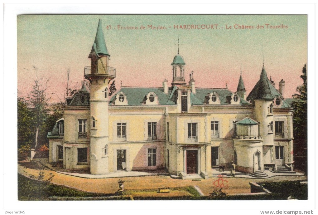 CPSM HARDRICOURT (Yvelines) - Le Château Des Tourelles - Hardricourt