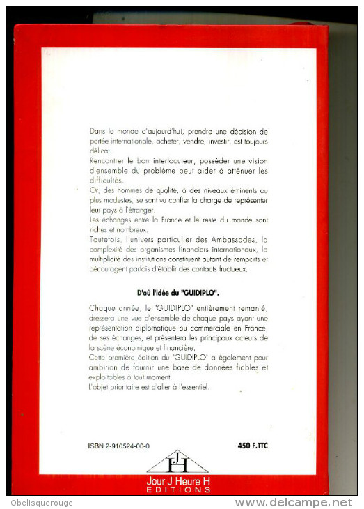 GUIDE DIPLO EUROPE 448 PAGES 1994 CONSULAURE PREFACE JUPPE MARIE QUEYRIE - Rechts