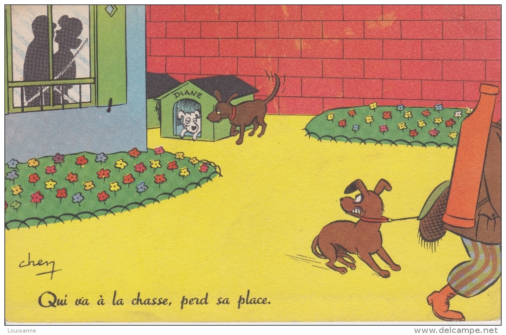 14 / 2 / 41  -  Humour  - Chiens - Dogs