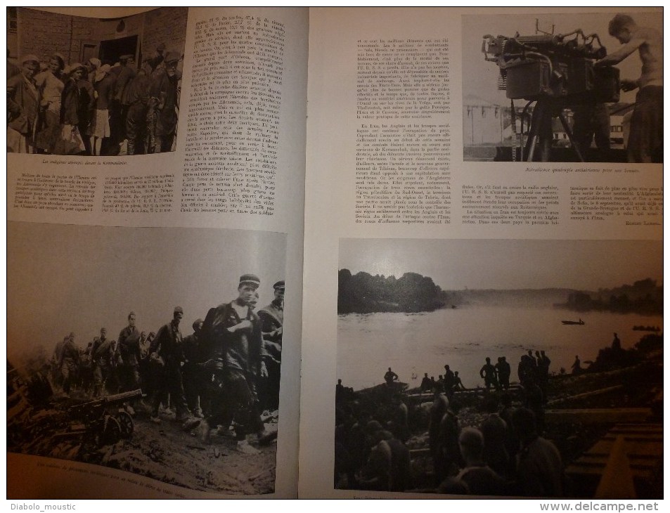 1941 :Gazo; URSS; Potagers de PARIS ; Vol à voile; Ecatombe champignons; Anc. Combattants Vichy; PETAIN et les jeunes