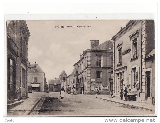 Brulon - Grande Rue / Edition Bouveret - Brulon