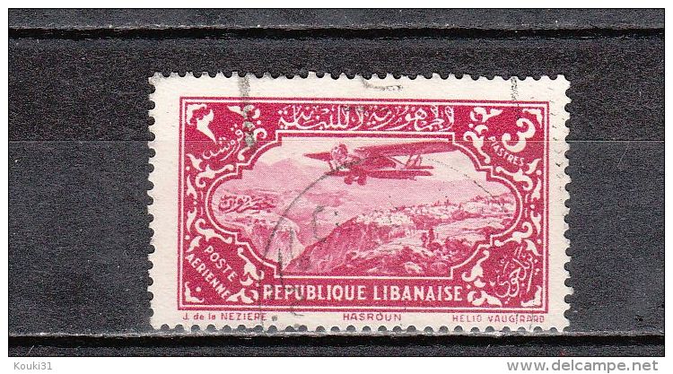 Grand Liban YT PA 42 Obl : 1930 - Airmail