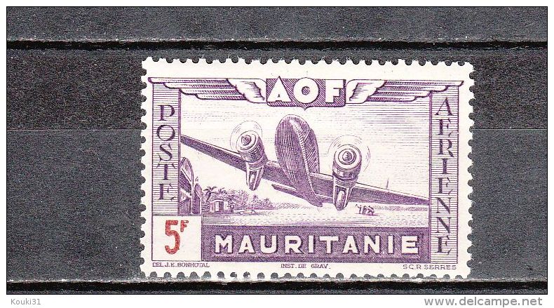Mauritanie YT PA 14 * : Bimoteur - 1942 - Unused Stamps