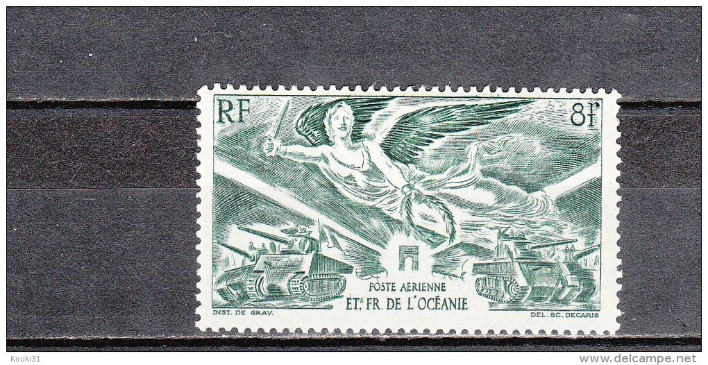 Océanie YT PA 19 * : Anniversaire De La Victoire - 1946 - Poste Aérienne