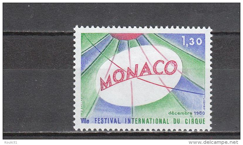 Monaco YT 1248 ** : Cirque- 1980 - Circus