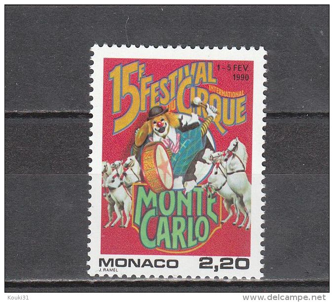 Monaco YT 1703 ** : Cirque - 1989 - Circus