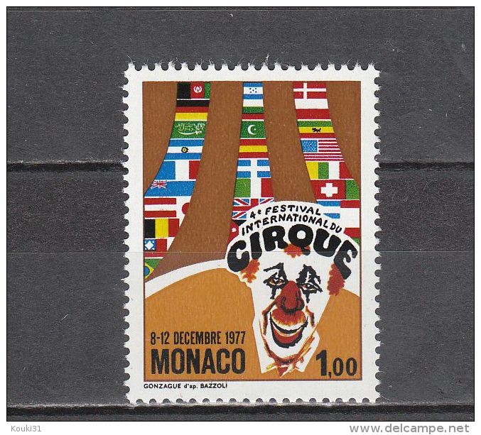 Monaco YT 1120 ** : Cirque - 1977 - Circus