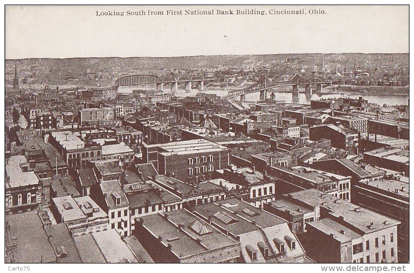 Etats-Unis - Ohio - Cincinnati - Looking South From First National Bank Building - Cincinnati