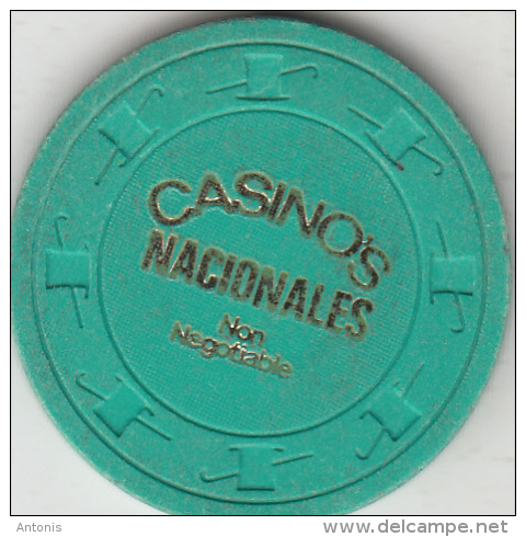 PANAMA - Casino Nacionales, Chip $5 - Casino