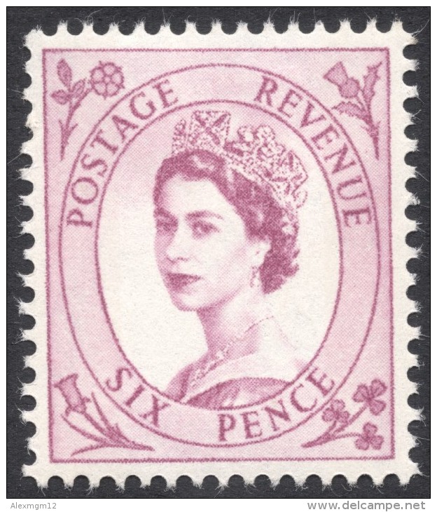 Great Britain, 6 P. 1960, Sc # 362p, Mi # 327yX, MH - Neufs