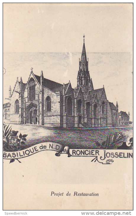 22488 JOSSELIN Basilique Notre Dame Du Roncier Projet De Restauration -ND - Josselin