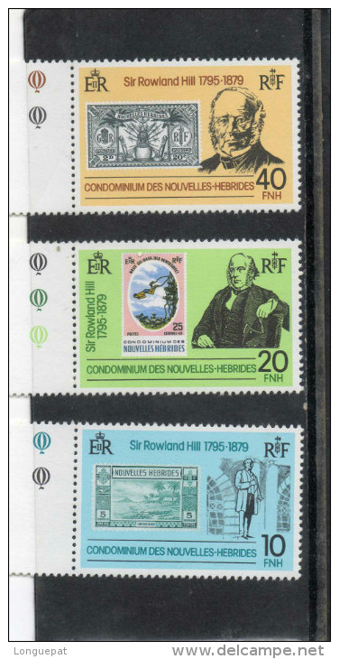 NOUVELLES-HEBRIDES : Sir Rowland HILL : 100 Ans De Sa Mort- Timbre Sur Timbre -Inventeur Du Timbre -- Français - Ungebraucht