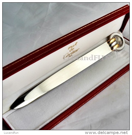 Cartier Must Paper Knife Trinity - Tagliacarte - Never Used - Andere & Zonder Classificatie