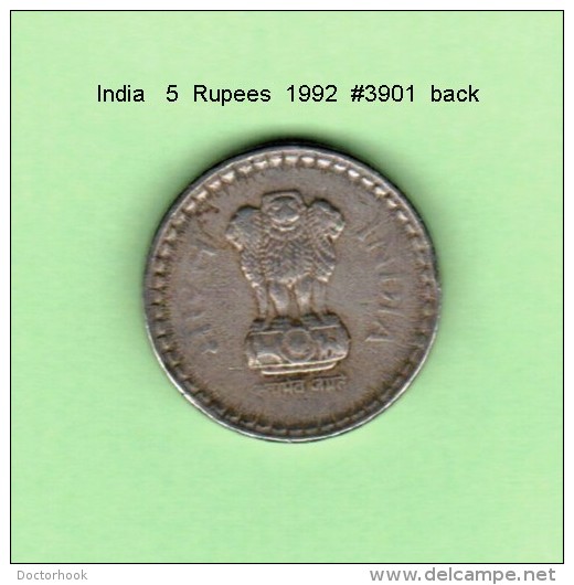 INDIA    5  RUPEES  1992   (KM # 154) - India