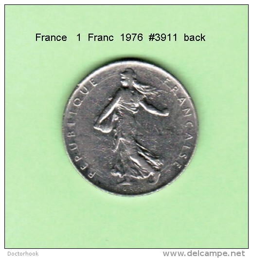 FRANCE    1  FRANC  1976   (KM # 925.1) - Other & Unclassified