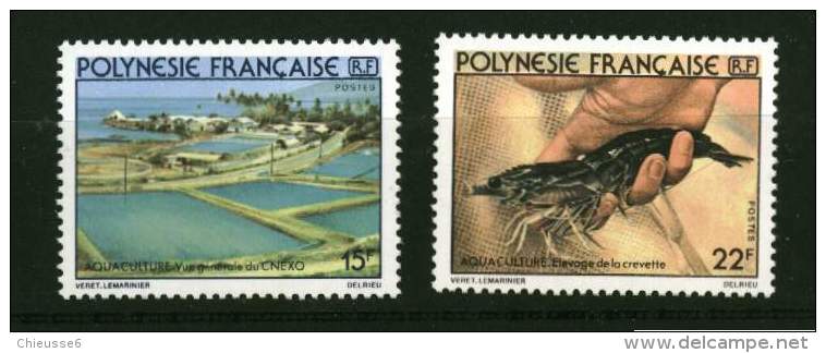 Polynésie **  N° 150 / 151 Aquaculture - - Ongebruikt