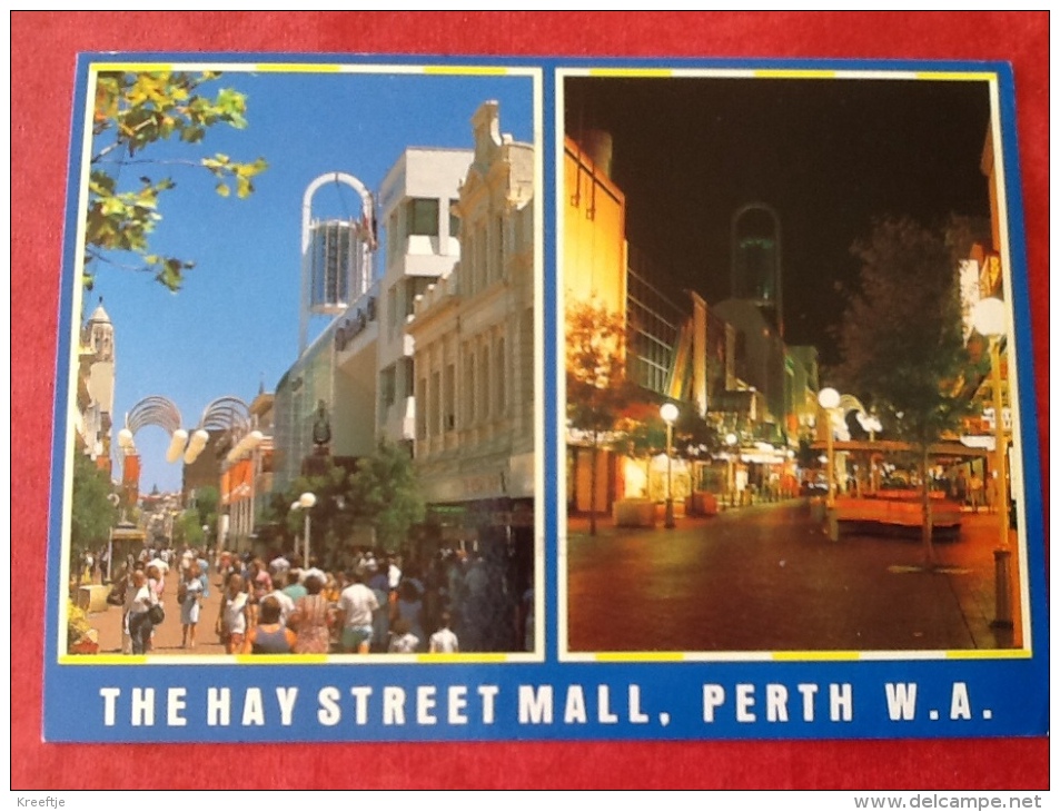 Australia. Perth. The Hay Street Mall -> Belgium 1992 - Perth