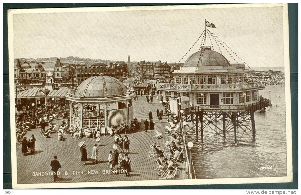 Bandstand And Pier, New Brighton - Dap107 - Brighton