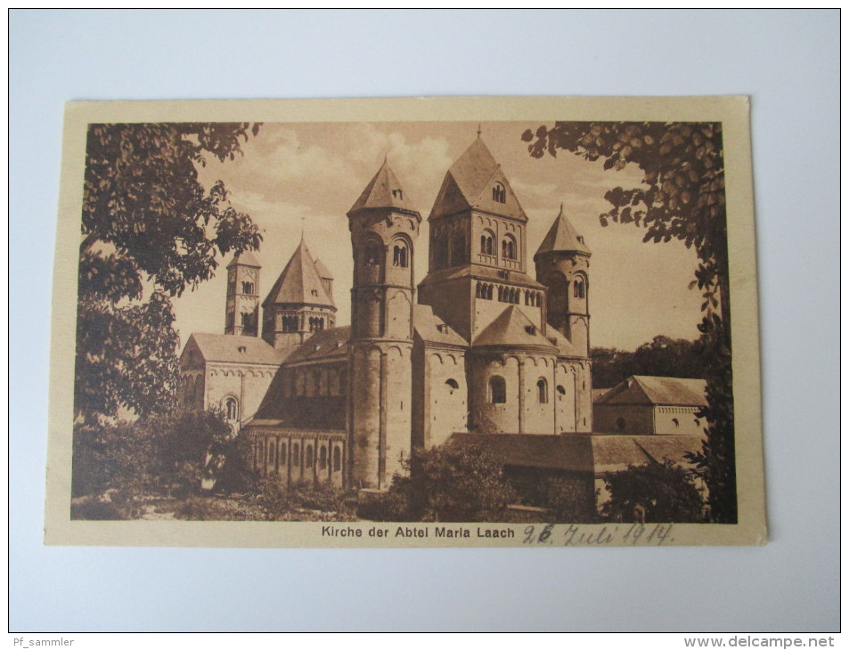 AK 1914 Kirche Der Abtei Maria Laach Ungelaufen / Guter Zustand! Verlag Der Abtei Maria Laach - Churches & Cathedrals