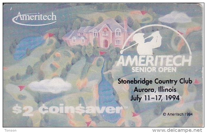 United States, AMT-S41W, Ameritech, 1994 Senior Open Golf, 2 Scans. - Andere & Zonder Classificatie