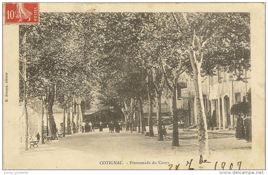 83/ Cotignac - Promenade Du Cours - Armoux Editeur - - Cotignac