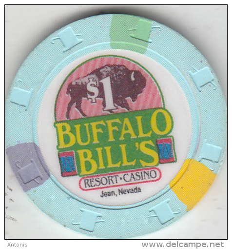 USA - Buffalo Bill"s Casino, Chip $1 - Casino