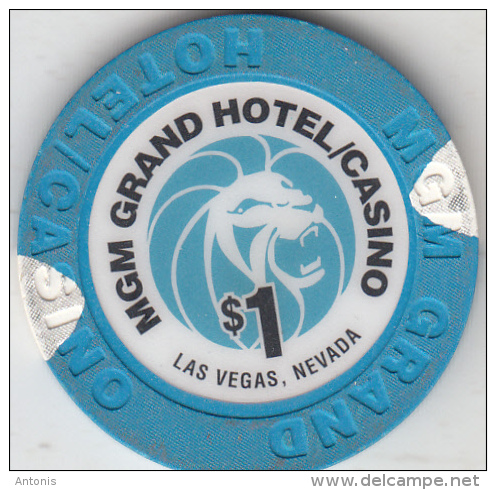 USA - MGM Grand Casino, Chip $1 - Casino