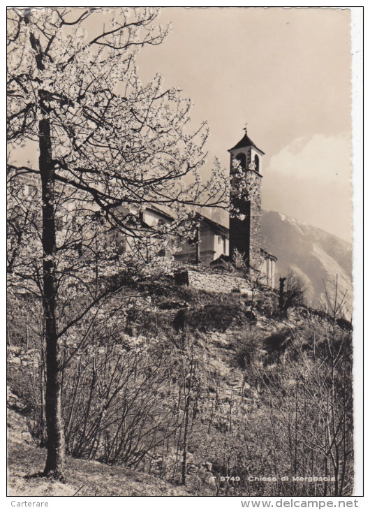 SUISSE,SCHWEIZ,SVIZZERA,SWITZERLAND,HELVETIA,SWISS ,TESSIN,CHIESA DI MERGOSCIA EN 1950,locarno,val Verzasca - Mergoscia