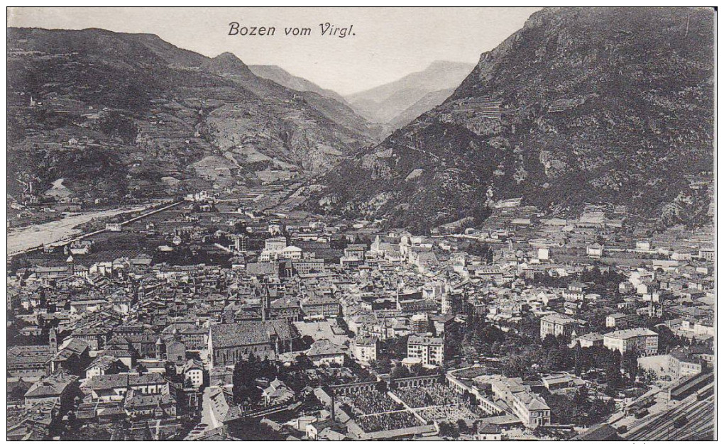 Ak Bozen, Blick Vom Virgl - Autres & Non Classés