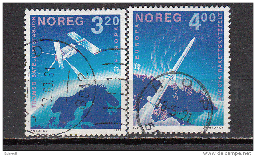 NORVEGE °  YT N °1019 1020 - Used Stamps
