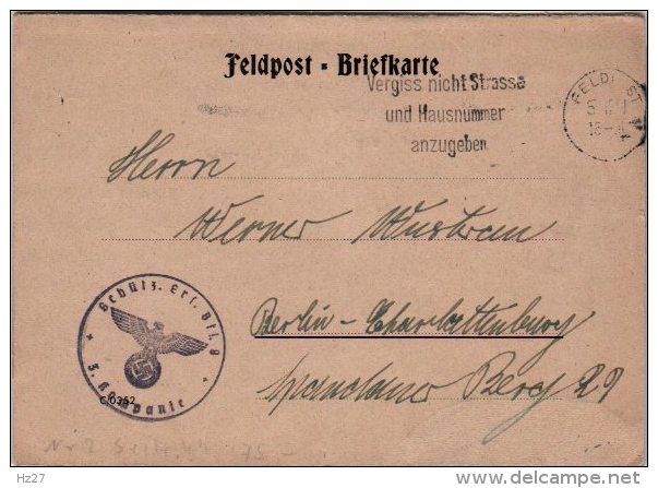 Allemagne Lettre Carte Berlin 1919 - Briefe U. Dokumente