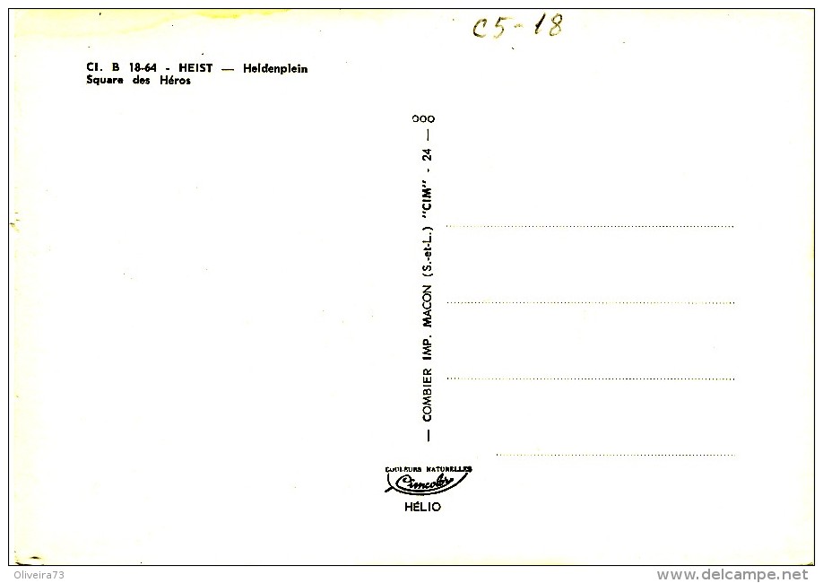 HEIST  Heldenplein Square Des Héros - 2 Scans - Heist