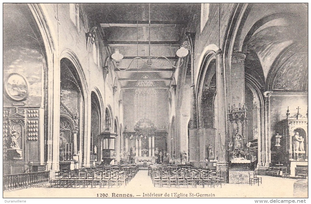 35 - Rennes - Intérieur De L´Eglise Saint-Germain - Rennes