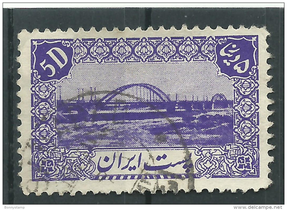 Iran - 1942/46 - 5d Bridge Over Karun River - Nr.876 Usato° - Iran