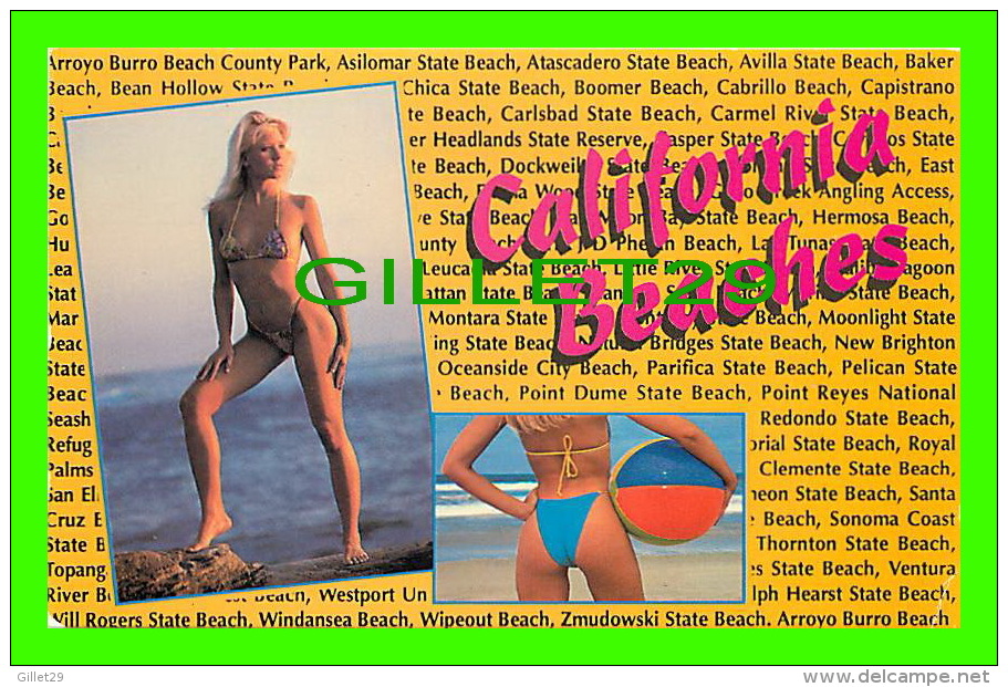 PIN-UPS - CALIFORNIA BEACHES - - Pin-Ups