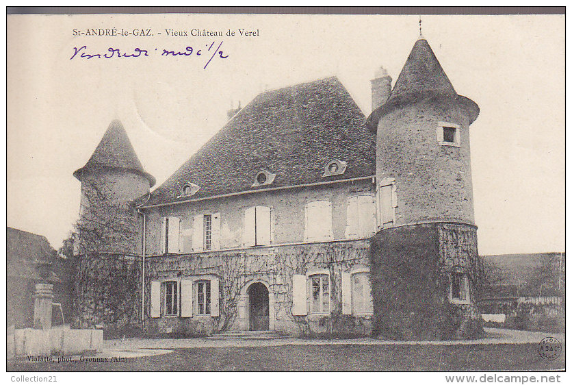 SAINT ANDRE LE GAZ .... VIEUX CHATEAU DE VEREL - Saint-André-le-Gaz