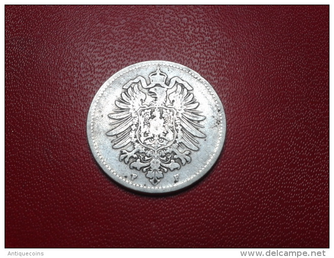 EMPIRE GERMANY : 1  MARK 1876 F - 1 Mark